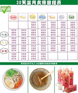 基本坐月調理30天組合